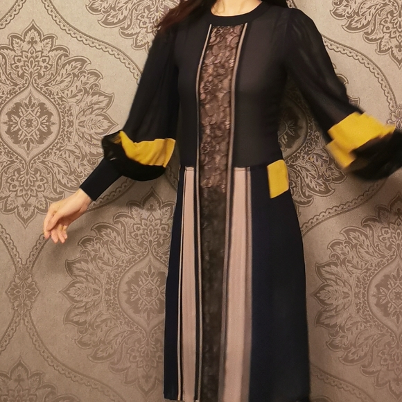 BCBG MaxAzria RUNWAY silk dress - Picture 4 of 10